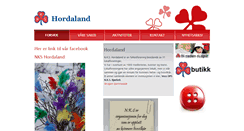 Desktop Screenshot of hordaland.sanitetskvinnene.no